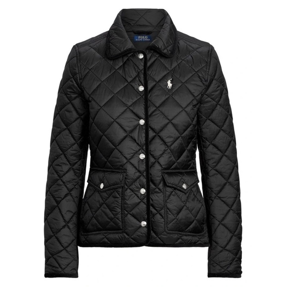 Polo Ralph Lauren Jackets & Blazers - NWT Polo Ralph Lauren Cropped Barn Quilted Jacket Black Small